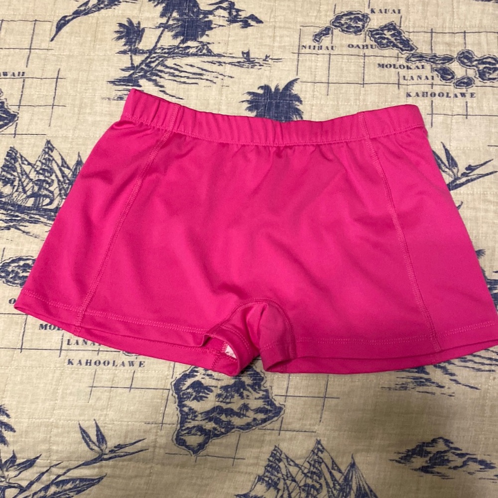 Pink bcg compression shorts